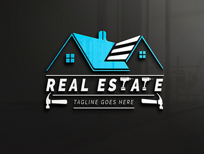 real estate logo 3d animation branding graphic design logo