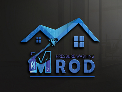 home renovation logo 3d branding graphic design logo