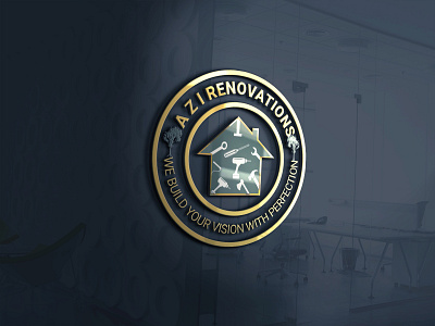 RENOVATION LOGO 3d branding design graphic design logo