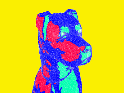 Dogs 3d booklet chien chiens design dog dogs illustration langlois