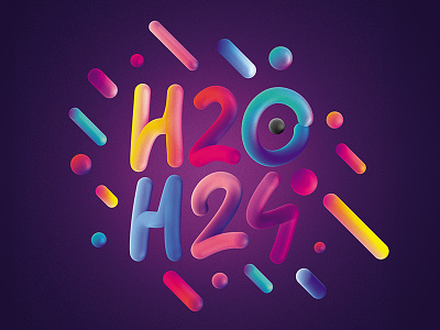 H2O H24 3d buy chope design h24 h2o langlois purple sales shop t-shirt violet