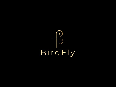 B+F letter type bird logo