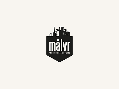 MALVR Professional Brewing brand brewing icon identity logo