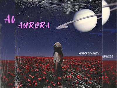 Aurora Cover Art 3d animation branding design graphic design illustration illustrative logo moon motion graphics photomontage ui vector