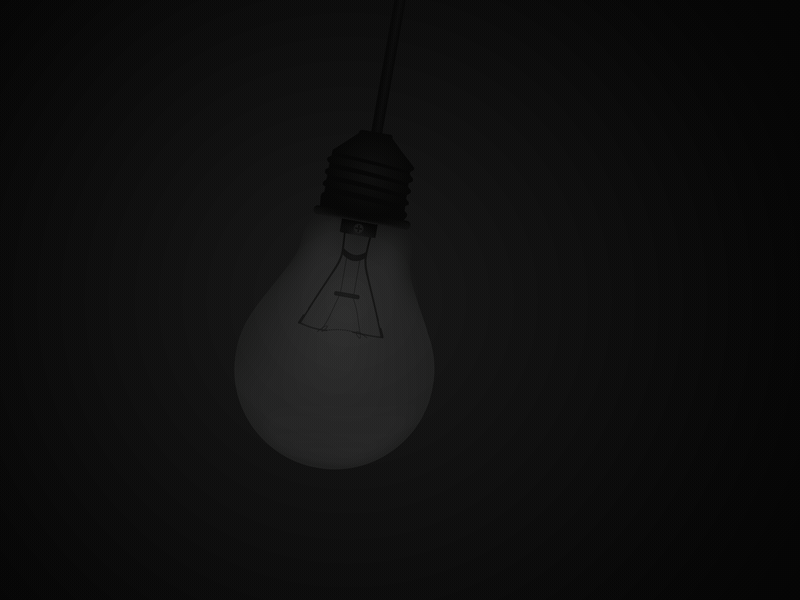 light bulb 💡 2d animation after affects animation illustration motion animation vector