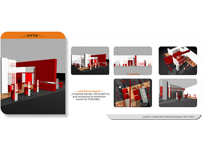 Toshiba Exhibition Booth 3d rendering exhibition design furniture desing illustration presentation