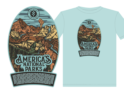 America's National Parks adobe illustrator art branding design illustration national park national parks ngcreativeco