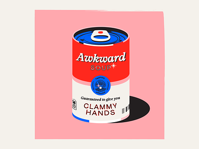 Awkward Soup awkward clam chowder clams illustration introverted soup