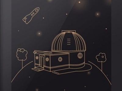 Observatory illustration observatory vector