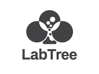 Lab Tree Logo Black and White