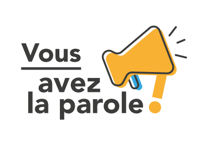 Vous Avez La Parole flaticon logotype sayaword speaker