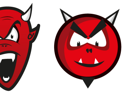 Diablo cartoon devil illustration stickers