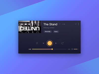 Daily UI challenge — Music Player