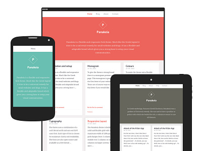 Panakeia fork cms responsive theme