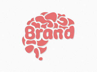 Brandbrain color illustration logo sketch