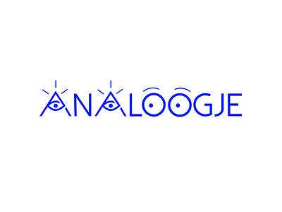 Analoogje logo sketch