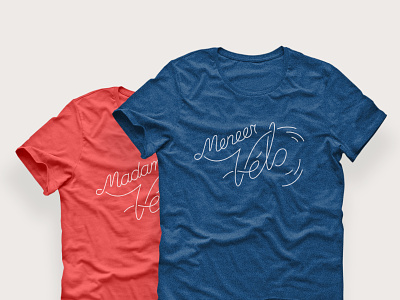 Meneer & Madam Vélo lettering t-shirt