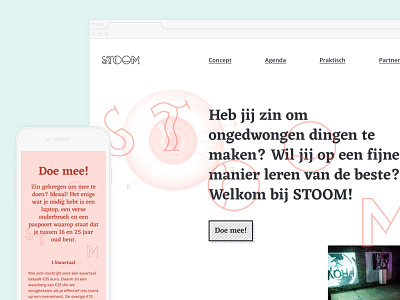 Stoom landing page landing page responsive stoom webdesign