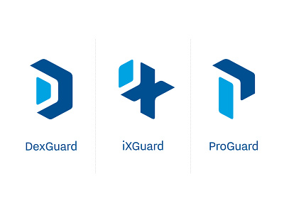 Guardsquare Product logo's blue logo symbol