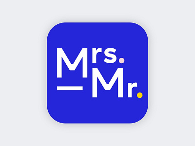 Mrs. & Mr. logo