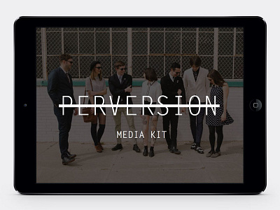 Perversion Magazine Media Kit