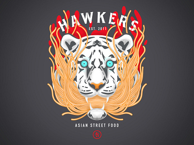 Hawkers Noodle Tiger Shirt