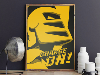 Knightro Poster Charge On!