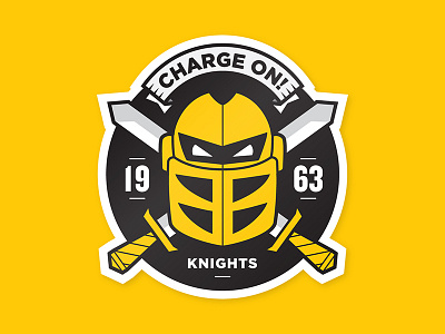 UCF Knights Sticker armor black football gold helmet knight mascot school sports sticker sword university