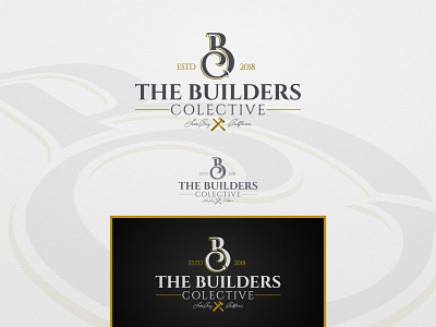 The Builders Vintage Logo 2 branding design graphic design illustration logo typography vector