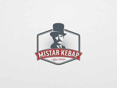 Mister Kebap Vintage Character logo