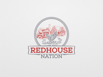 Red House Nation Vintage Logo