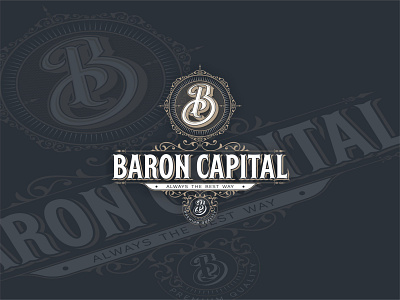 Baron Capital branding design graphic design illustration logo luxurious luxury monogram vector vintage