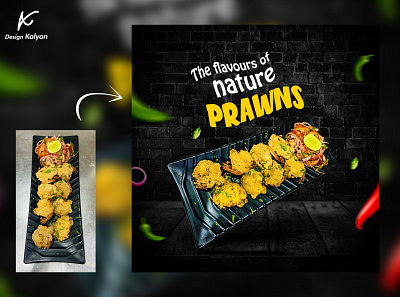 FOOD FLYER DESIGN l Before - After branding graphic design motion graphics ui