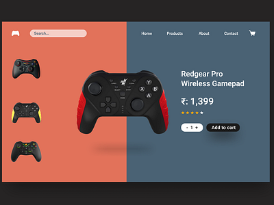 Product Website UI