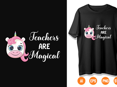 Unicorn T-Shirt Design Sample 09 branding design icon illustration logo typography vector