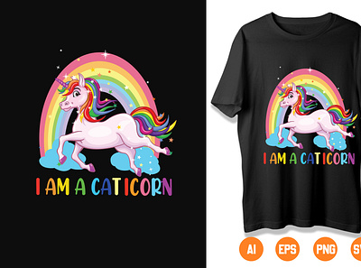 Unicorn T-Shirt Design Sample 12 branding design icon illustration logo typography vector