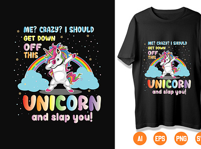 Unicorn T-Shirt Design Sample 19 branding design icon illustration logo typography ui vector