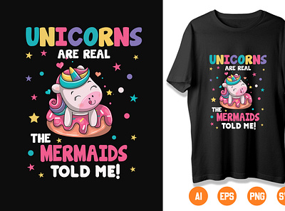 Unicorn T-Shirt Design Sample 18 branding design icon illustration logo typography vector