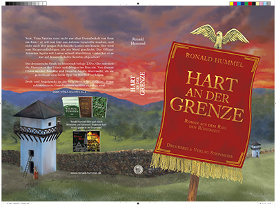 Hart an der Grenze - Book Cover book cover history illustration roman ronald hummel