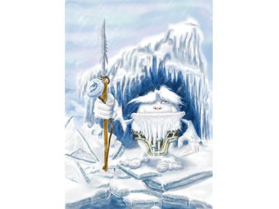 2015 THU TRIBE GOLDEN TICKET CHALLENGE challenge creature fantasy snow thu tribe warrior yeti