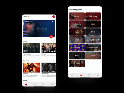 Mighty Entertainment android app design entertainment flutter ios ui