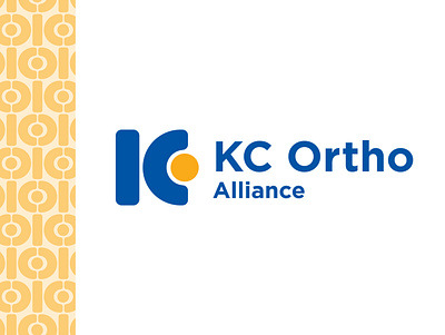 KCOA logo original concept alliance brand branding color color palette doctor icon kansas city kc logo logo design ortho orthopaedics orthopedic orthopedics pattern vector