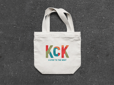 KCK Tote Bag bag brand branding color color palette design icon kansas kansas city kansas city kansas kck logo midwest mockup tote tote bag typography west