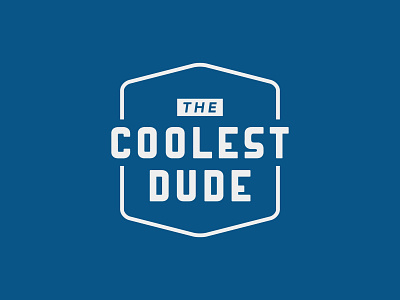 The Coolest Dude logo apparel apparel logo badge branding cool design dude illustration logo typography vector website