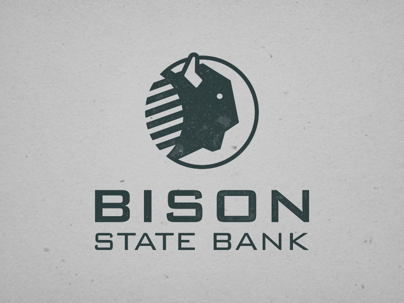 Bison State Bank logo by Melissa Friedrich on Dribbble