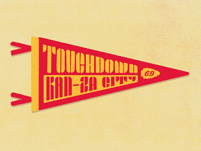 Touchdown Kan-za City pennant