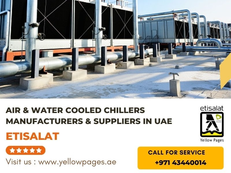 Air & Water Cooled Chillers Manufacturers & Suppliers in UAE by anavrin