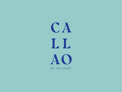 Callao on the coast logo design (Concept 1 - Unused) branding graphic design hotel identity letter logo logo design logo mark logodesign logotype print symbol typography