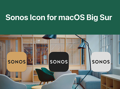 Sonos replacement icon for macOS Big Sur big sur icon macos replacement icon sonos