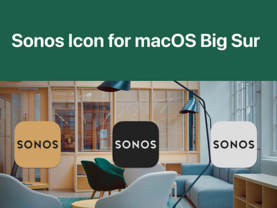 Sonos replacement icon for macOS Big Sur